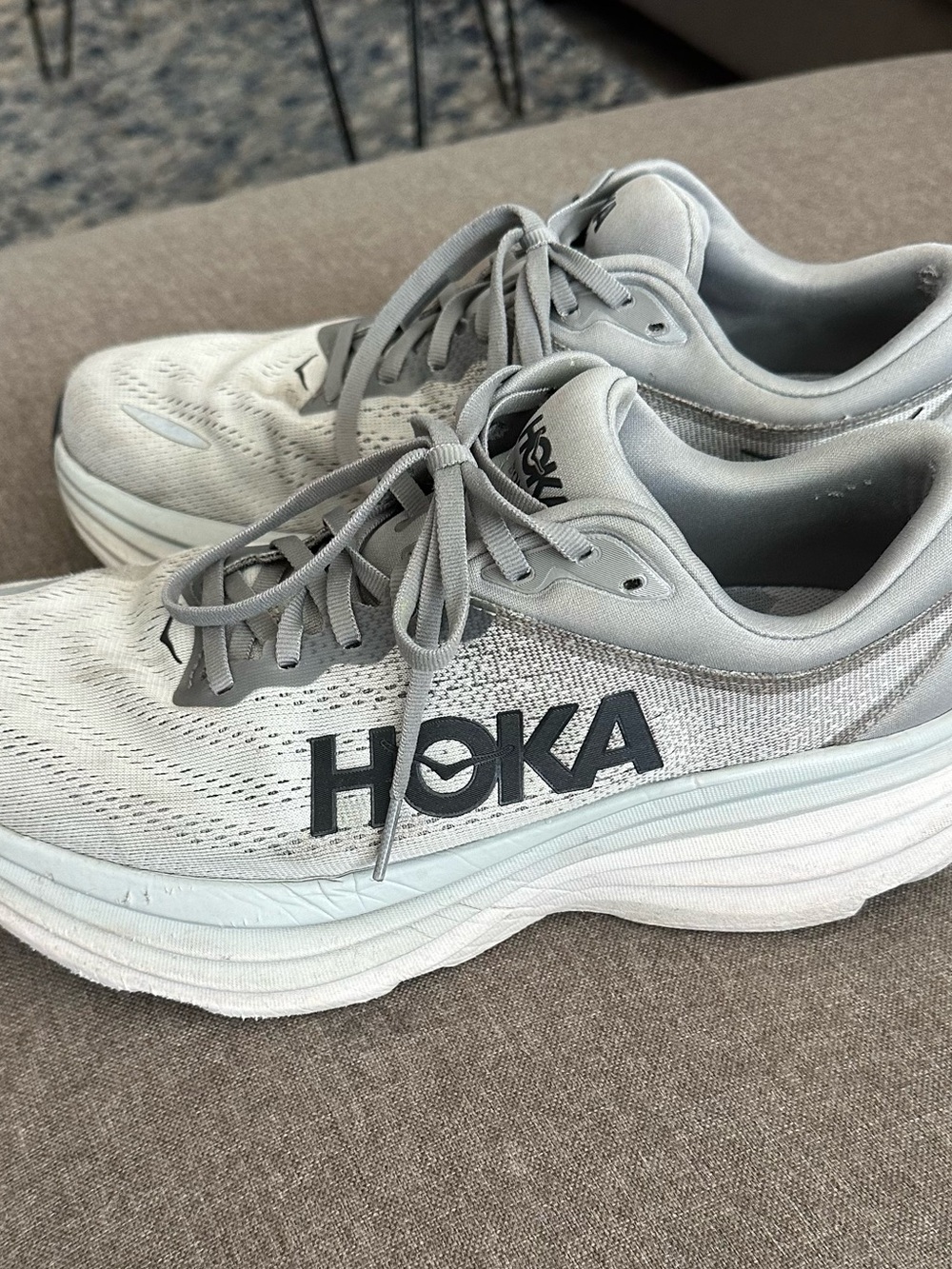 Men’s Hoka Bondi 8 Gray